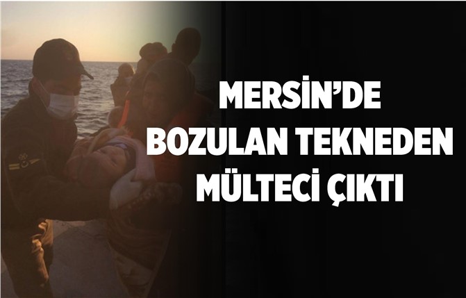 Mersin'de Mültecileri Ölümden Sahil Güvenlik Kurtardı