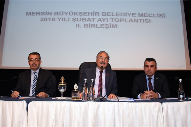 Mersin Büyükşehir Belediyesi Şubat Ayı İkinci Birleşimi Gerçekleşti