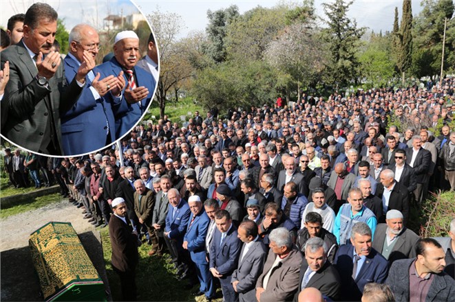 Başkan Tuna’nın Kayınvalidesi Nazmiye Özer, Toprağa Verildi