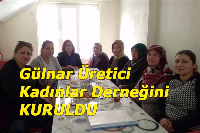 Gülnar'da Üretici Kadınlar Derneği Kuruldu