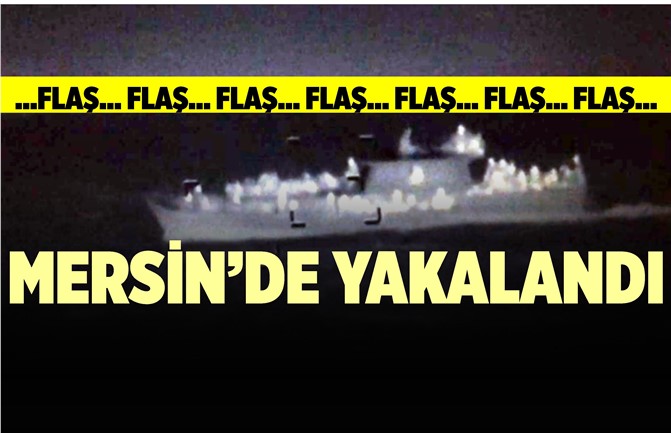 Mersin Açıklarında Göçmen Teknesi Yakalandı