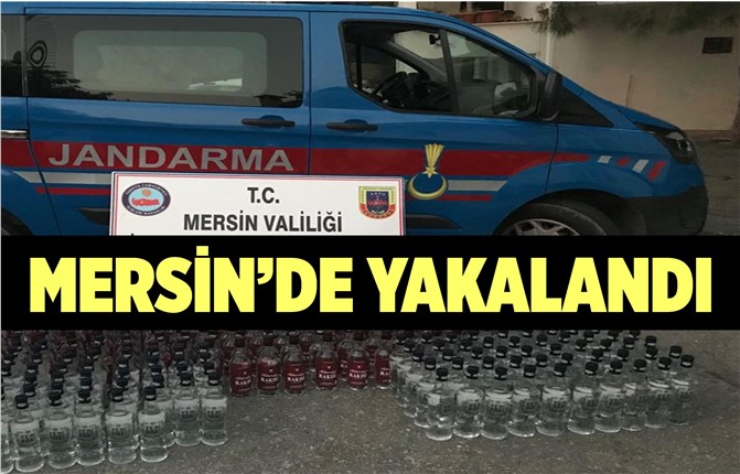 Mersin'de Kaçak İçki Yakalandı