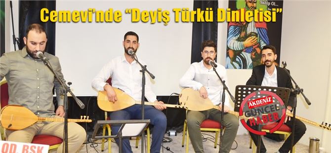 Cemevi’nde “Deyiş Türkü Dinletisi”