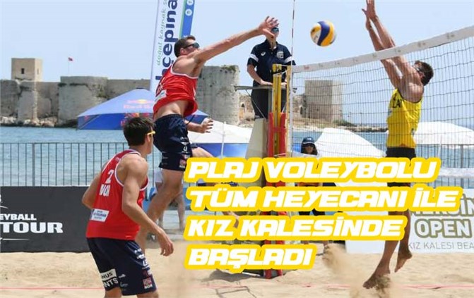 Plaj Voleybolu Tüm Heyecanı İle Kız Kalesinde Başladı