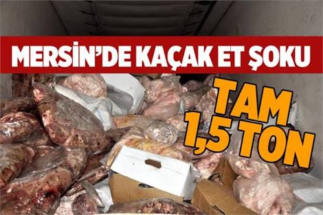 Mersin'de Kaçak Et Skandalı