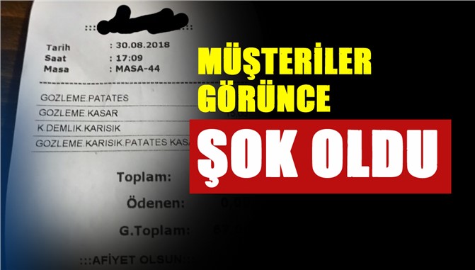 Mersin'de 20 Dakika İçinde Verilen Sipariş Dolar Kuruyla Beraber Zamlandı