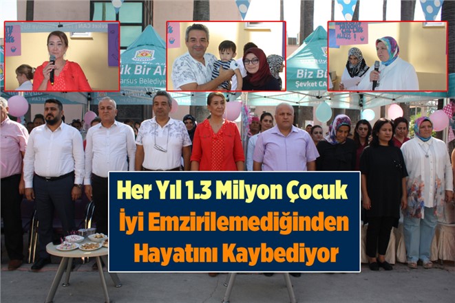 Mersin'de Dünya Emzirme Haftası Kutlandı