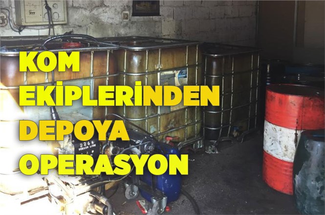 Mersin Tarsus'ta 6 Bin 700 Litre Kaçak Akaryakıt ve Seyyar Yakıt Pompası ile Santrifüj Ele Geçirildi