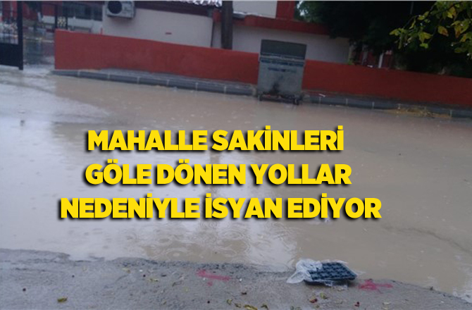 Mersin Akdeniz'de Her Yağmur Sonrası Oluşan Su Birikintisine Çözüm İstiyor