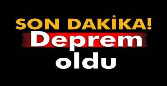 Adana Tufanbeyli'de Deprem Oldu