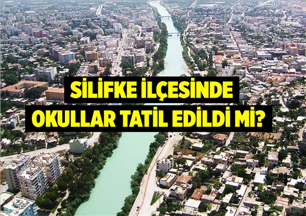 Mersin'in Silifke İlçesinde 6 Aralık Perşembe Günü Okullar Tatil mi?