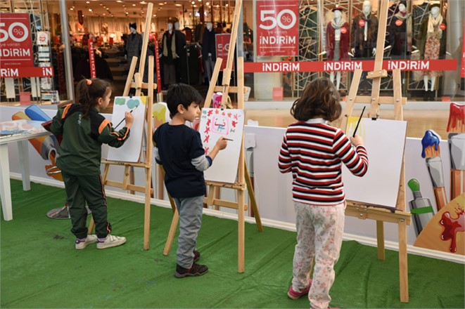 Palm City Mersin Alışveriş Merkezi Yapılacak, Bir Tablo Bin Fırça Projesi Mersinlileri Sanatla Buluşturuyor