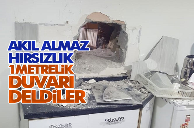 Hırsızlar, Mersin Tarsus Yarenlik Alanındaki İletişim Dükkanına, 1 Metre Kalınlığındaki Duvarı Kırıp Girdi