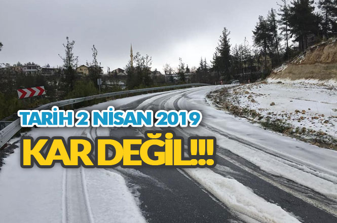 Mersin Çamlıyayla’da Gündüz Saatlerinde Dolu Yağışı Etkili Oldu