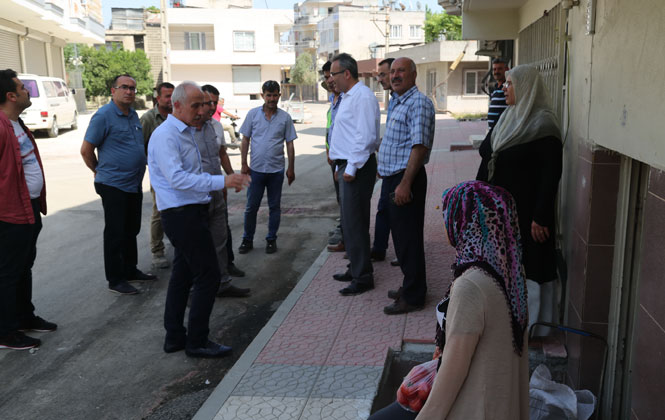 Akdeniz Belediye Başkanı Mustafa Gültak'tan, Güneş ve Şevket Sümer Mahallelerini Ziyaret