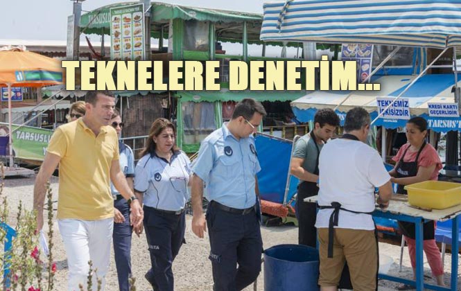 Mersin’de Teknelere Denetim! Çamlıbel Balıkçı Barınağı’ndaki Tekneler Denetlendi