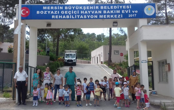 Kreş Öğrencileri, Can Dostlarımızı Ziyaret Etti, Minik Öğrenciler, Hayvan Bakımevi ve Rehabilitasyon Merkezi’ni Ziyaret Etti