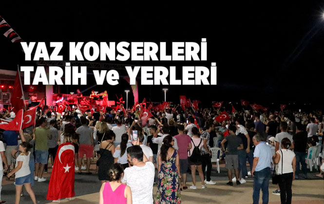 Mersin'de Yaz Konserleri Başladı