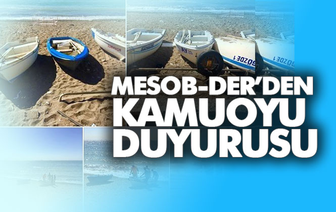 MESOB-DER’den Toplanan Tekneler Hakkında Kamuoyu Duyurusu