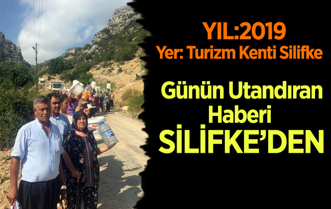 Mersin Silifke’de Su Sorunu Yaşayan Vatandaşlar Yetkililere Ateş Püskürdü