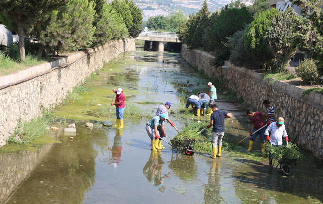 Mersin Erdemli'de, Derelerin Temizliği İle Kış Aylarına Hazırlanıyor