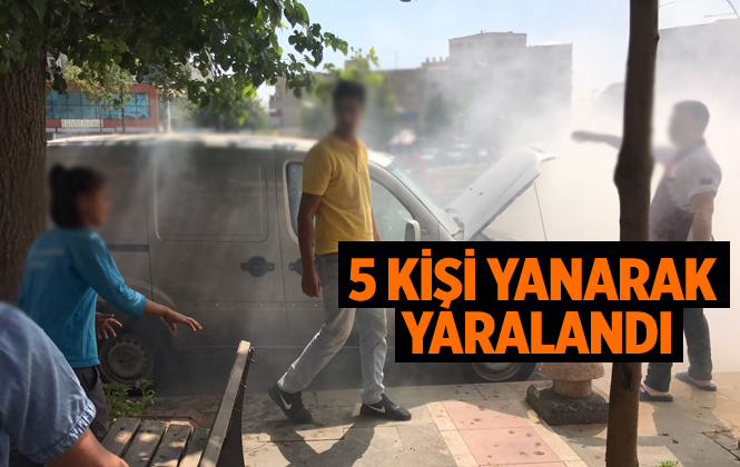 Mersin’de Üzerine Radyatör Suyu Sıçrayan 5 Kişi Yanarak Yaralandı