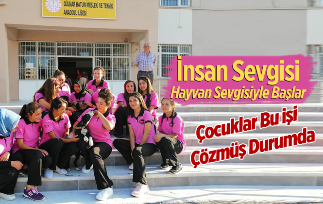 Gülnar’da Öğrencilere Hayvan Sevgisi Aşılanıyor