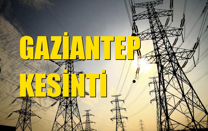 Gaziantep Elektrik Kesintisi 14 Eylül Cumartesi