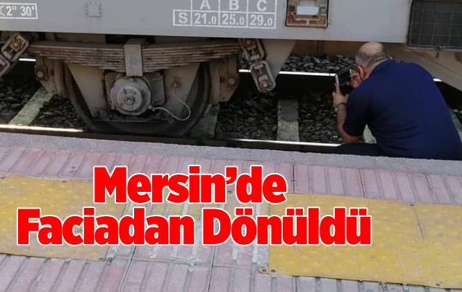 Mersin’in Tarsus İlçesinde Yük Treni Raydan Çıktı