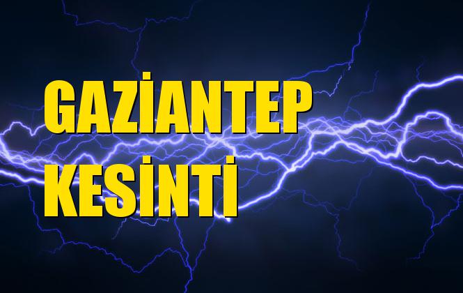 Gaziantep Elektrik Kesintisi 27 Eylül Cuma