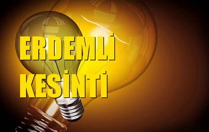 Erdemli Elektrik Kesintisi 03 Ekim Perşembe