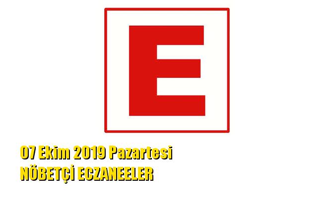 Mersin Nöbetçi Eczaneler 07 Ekim 2019 Pazartesi