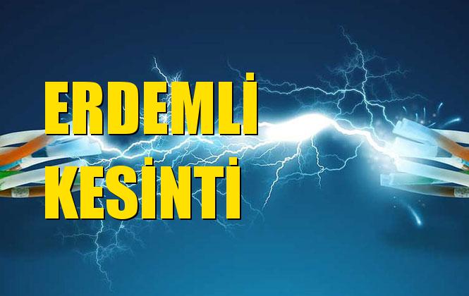 Erdemli Elektrik Kesintisi 12 Ekim Cumartesi