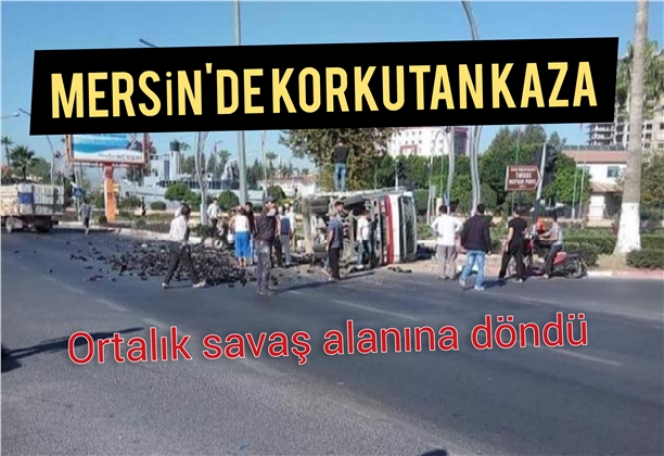 Mersin Tarsus’ta Meydana Gelen Kazada 2 Kişi Yaralandı.