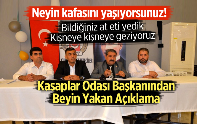 Adana Kasaplar Odası Başkanı'ndan İlginç Açıklama, Kırmızı ete kanatlı eti bıçakla bulaşıyormuş
