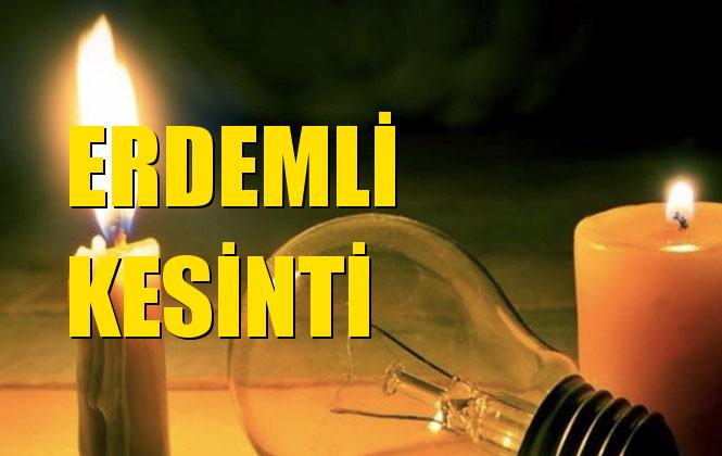 Erdemli Elektrik Kesintisi 24 Ekim Perşembe