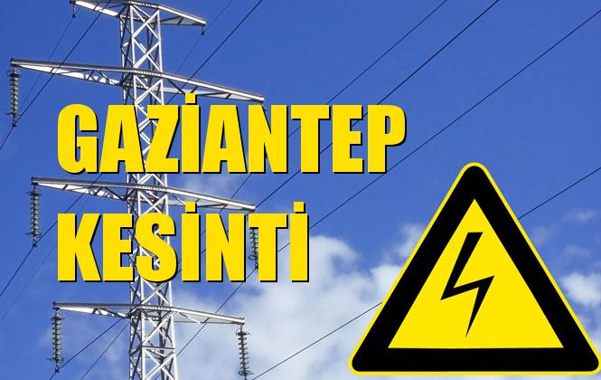 Gaziantep Elektrik Kesintisi 25 Ekim Cuma