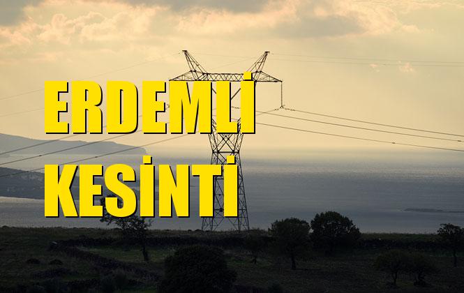 Erdemli Elektrik Kesintisi 29 Ekim Salı