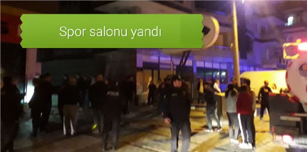 Mersin Tarsus’ta Özel Spor Salonunda, Gece Saatlerinde Yangın Çıktı; Maddi Zarar Meydana Geldi