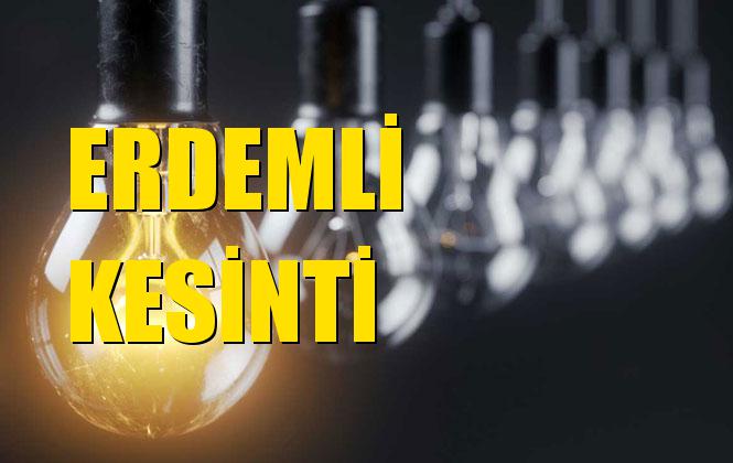 Erdemli Elektrik Kesintisi 12 Aralık Perşembe