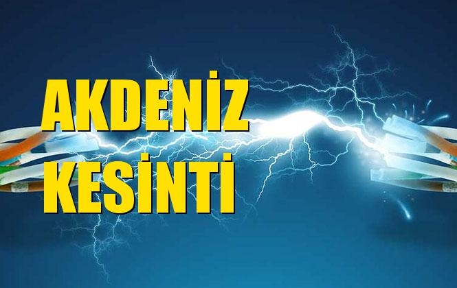 Akdeniz Elektrik Kesintisi 25 Aralık Çarşamba