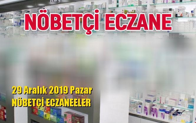 Mersin Nöbetçi Eczaneler 29 Aralık 2019 Pazar