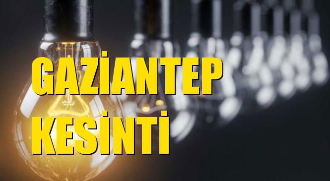 Gaziantep Elektrik Kesintisi 07 Ocak Salı