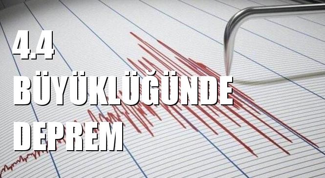 Merkez üssü DEREBOYNU-SIVRICE (ELAZIG) olan 4.4 Büyüklüğünde Deprem Meydana Geldi