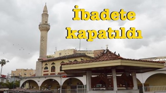 Mersin Tarsus’ta Kuşlu Camii Olarakta Bilinen Küçük Minare Camii’de Tadilat Nedeni İle İbadete Ara Verildi