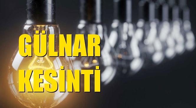 Gülnar Elektrik Kesintisi 17 Mayıs Pazar