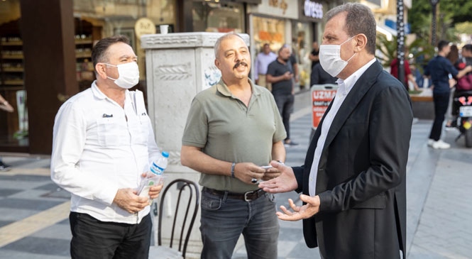 Mersinli Yurttaşlar Su Faturalarıyla İlgili Bilgiyi Bizzat Büyükşehir Belediye Başkanı Seçer’den Aldı