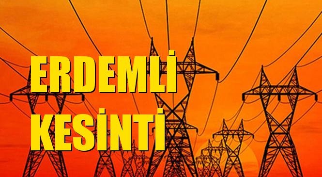 Erdemli Elektrik Kesintisi 21 Haziran Pazar