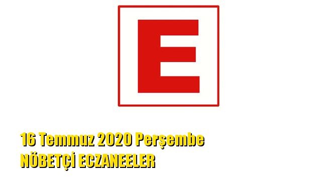 Mersin Nöbetçi Eczaneler 16 Temmuz 2020 Perşembe