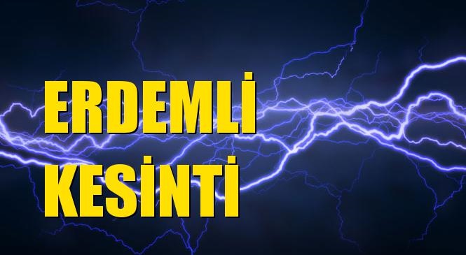 Erdemli Elektrik Kesintisi 13 Eylül Pazar